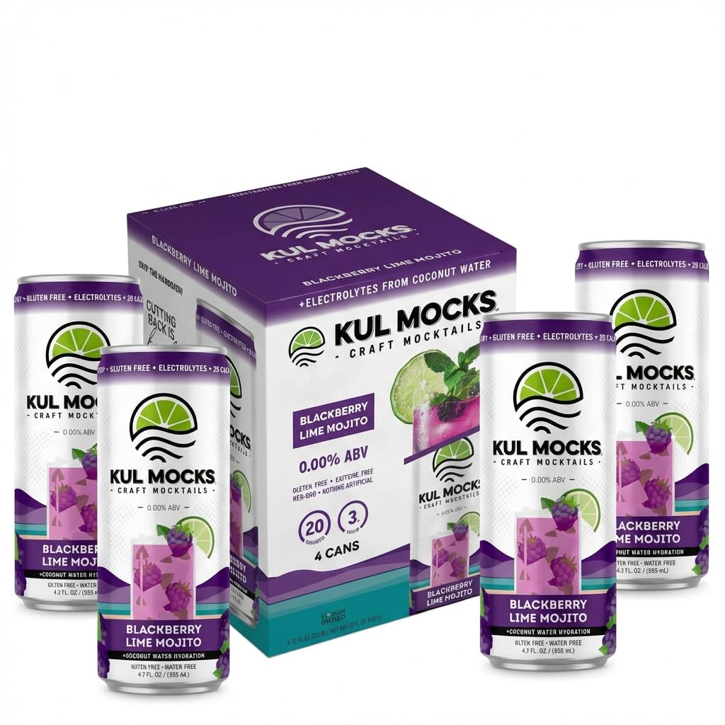 Amazon.com: KUL MOCKS Non Alcoholic Mocktails – Canned Mocktails
